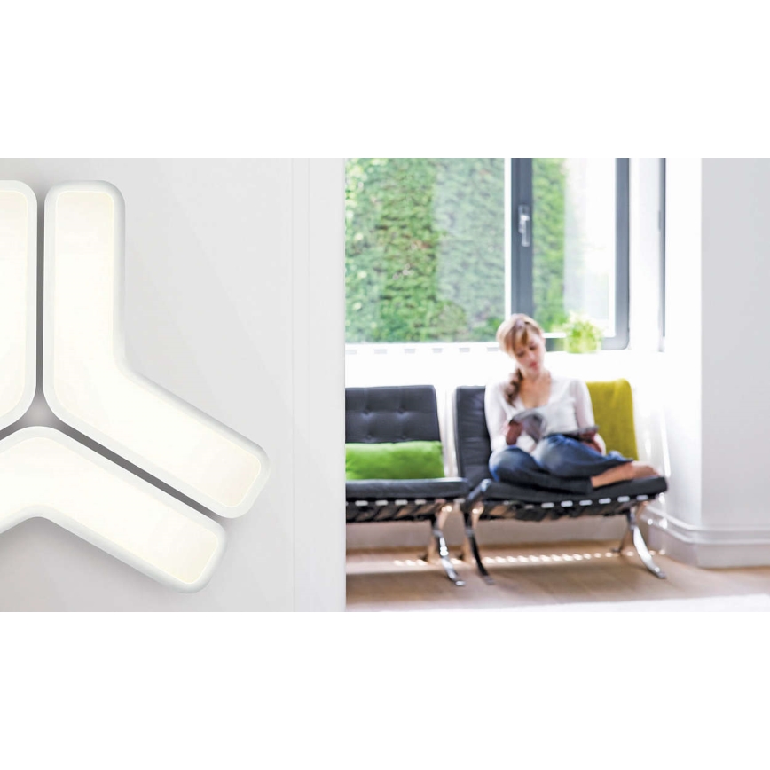 Philips 33100/31/16 - Seinävalaisin MYLIVING PLAYFUL 2x2G7/11W valkoinen