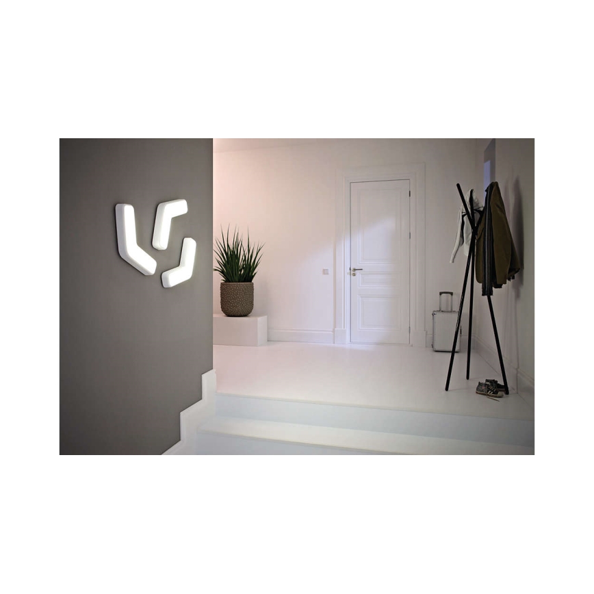 Philips 33100/31/16 - Seinävalaisin MYLIVING PLAYFUL 2x2G7/11W valkoinen