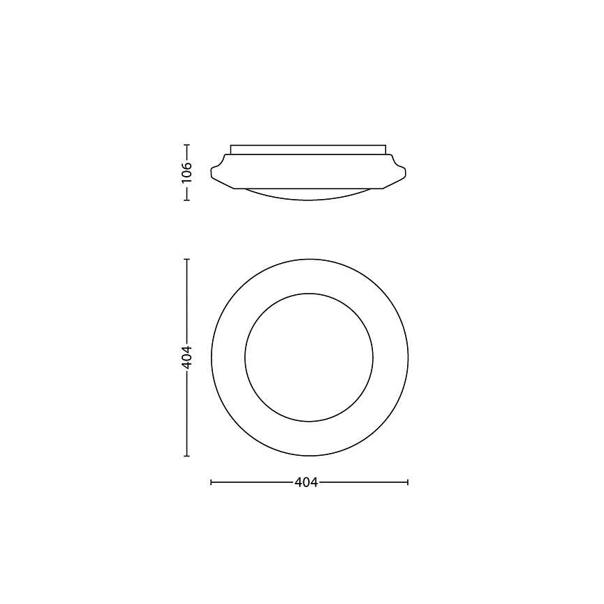 Philips - LED-kattovalaisin LED/22W/230V 2700K