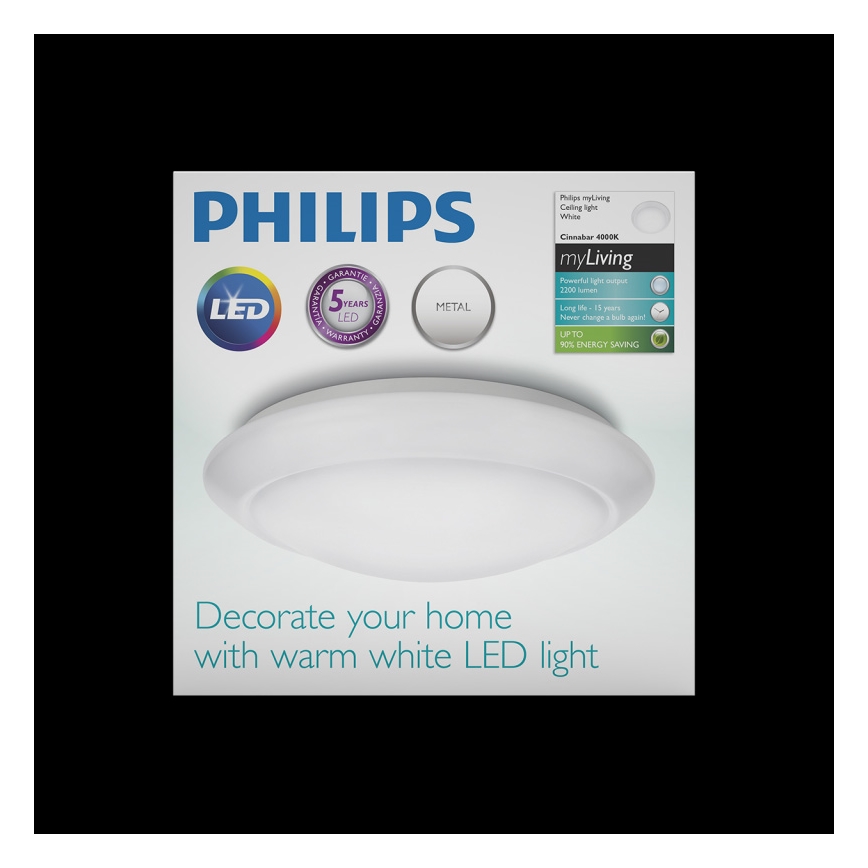 Philips - LED-kattovalaisin LED/22W/230V 4000K