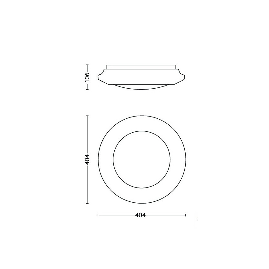 Philips - LED-kattovalaisin LED/22W/230V 4000K