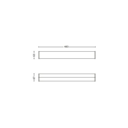 Philips - LED-seinävalaisin kylpyhuoneeseen 3xLED/2,5W IP44