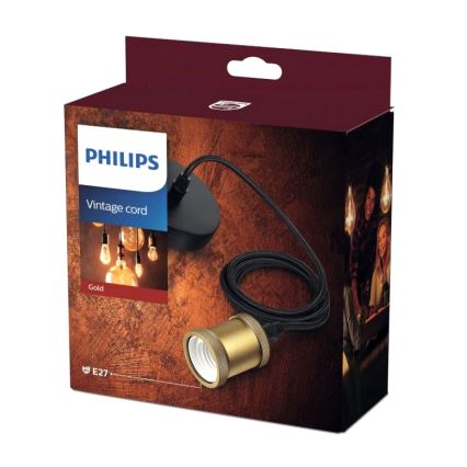 Philips - Sähköjohto 1xE27/40W/230V