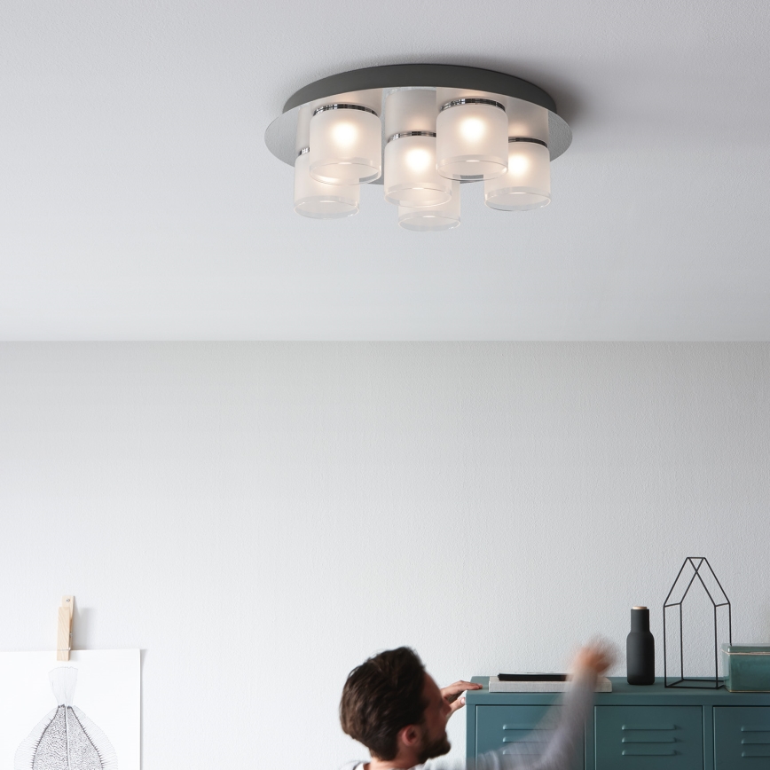Philips 36446/11/P1 - Himmennettävä LED-kattovalaisin INSTYLE BYZANTIN 6xLED/5W/230V