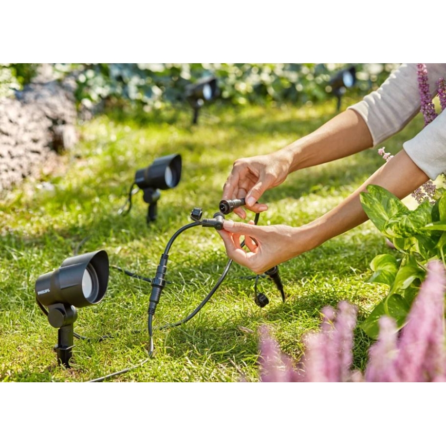 Philips -SARJA 3x LED Ulkovalaisin LED/6W/230V 2700K IP44