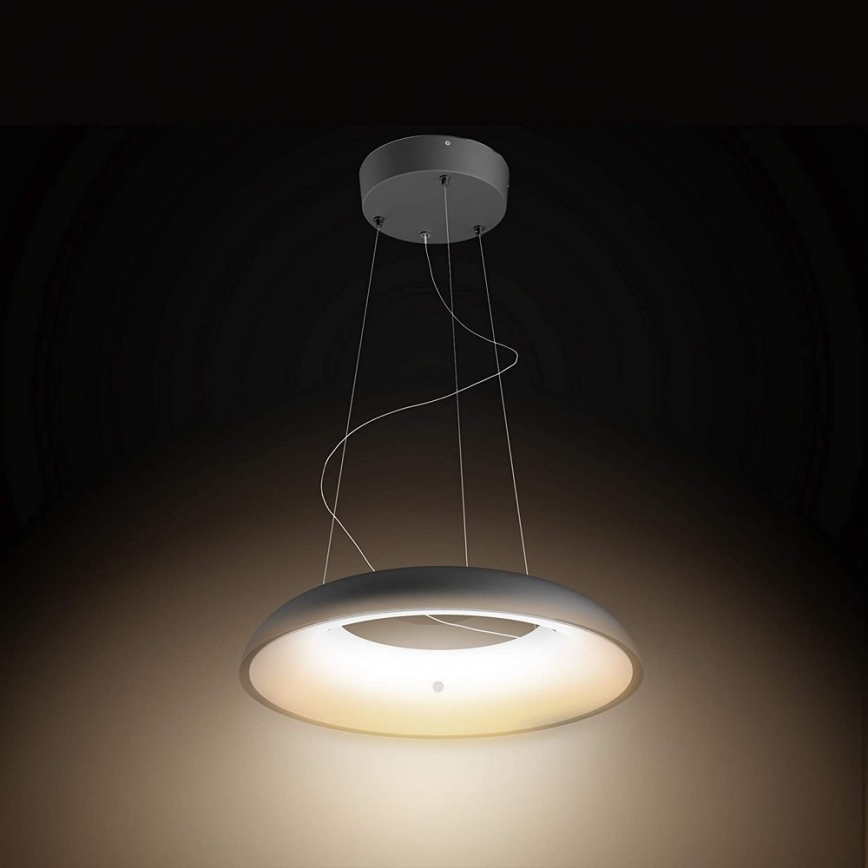 Philips - Himmennettävä LED-kattokruunu narussa Hue AMAZE LED/39W/230V + Kauko-ohjaus