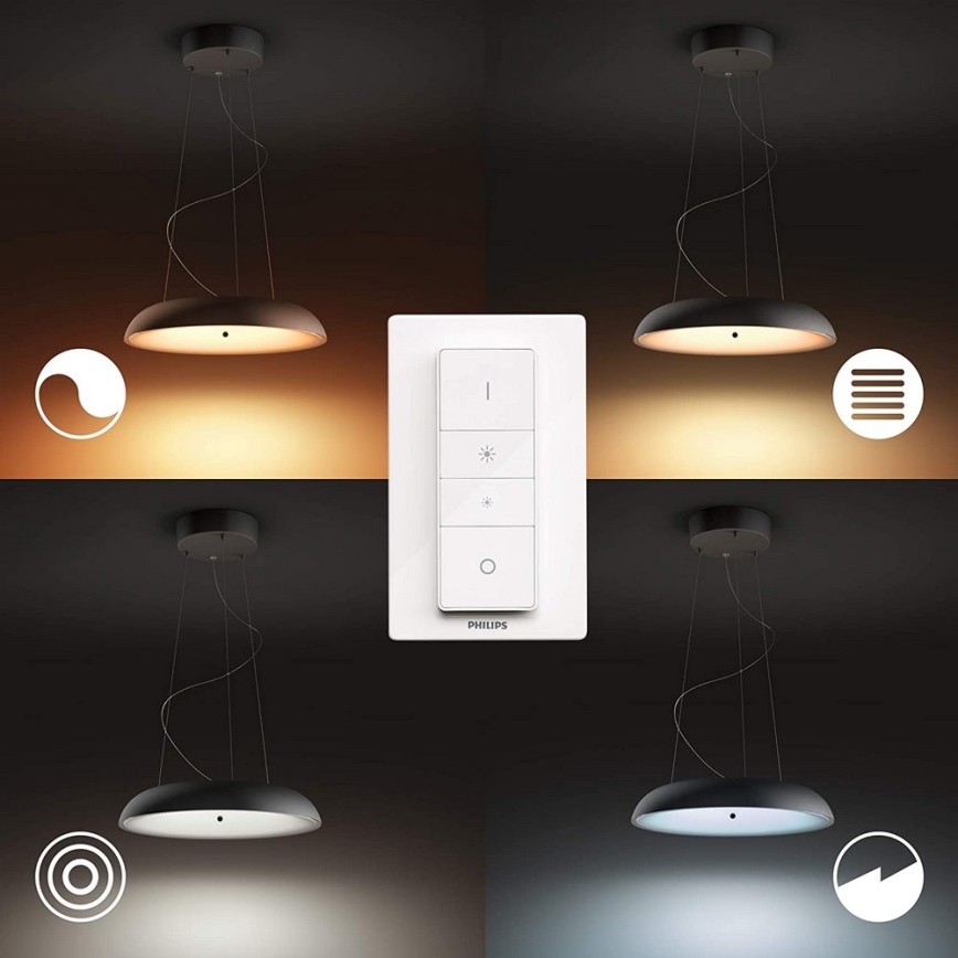 Philips - Himmennettävä LED-kattokruunu narussa Hue AMAZE LED/39W/230V + Kauko-ohjaus