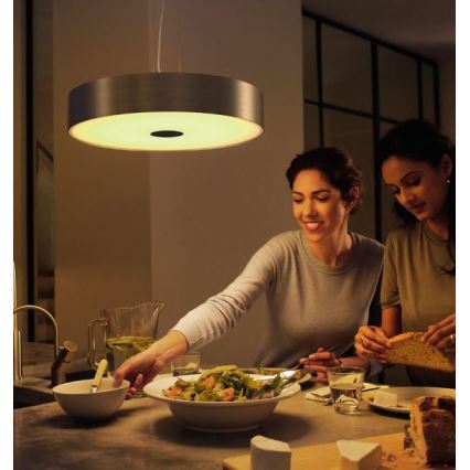 Philips - Himmennettävä LED-kattokruunu narussa Hue FAIR LED/33,5W/230V + Kauko-ohjaus