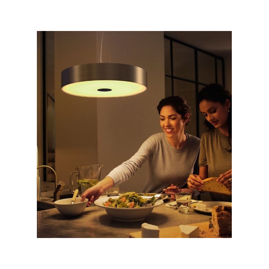 Philips - Himmennettävä LED-kattokruunu narussa Hue FAIR LED/33,5W/230V + Kauko-ohjaus