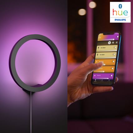 Philips - LED RGBW Himmennettävä seinävalaisin Hue SANA White ja Color Ambiance LED/20W/230V