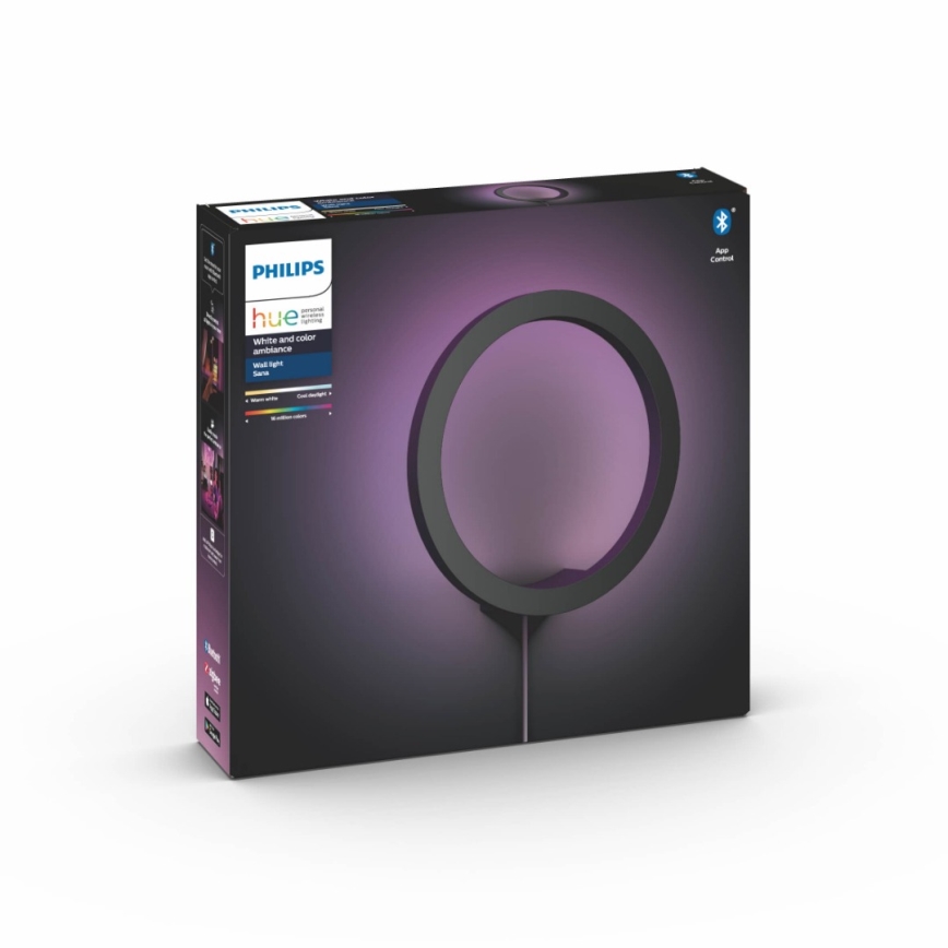 Philips - LED RGBW Himmennettävä seinävalaisin Hue SANA White ja Color Ambiance LED/20W/230V