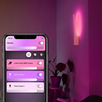 Philips - LED RGBW Himmennettävä seinävalaisin Hue LIANE White And Color Ambiance 1xLED/12W/230V