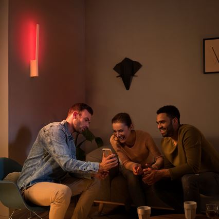 Philips - LED RGBW Himmennettävä seinävalaisin Hue LIANE White And Color Ambiance 1xLED/12W/230V