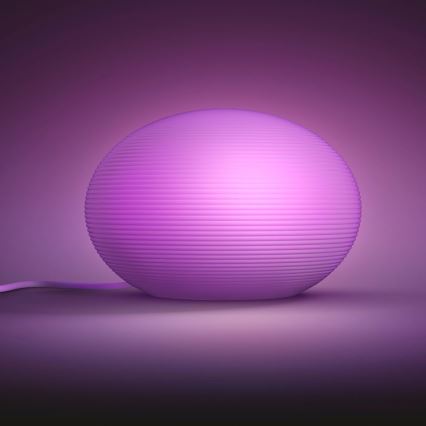Philips - LED RGB Himmennettävä pöytälamppu Hue FLOURISH Valkoinen ja väri Ambience 1xE27/9,5W/230V