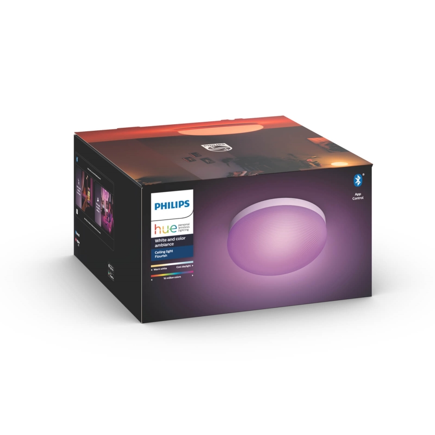 Philips - LED RGBW Himmennettävä kattovalo Hue FLOURISH White And Color Ambiance LED/32W/230V