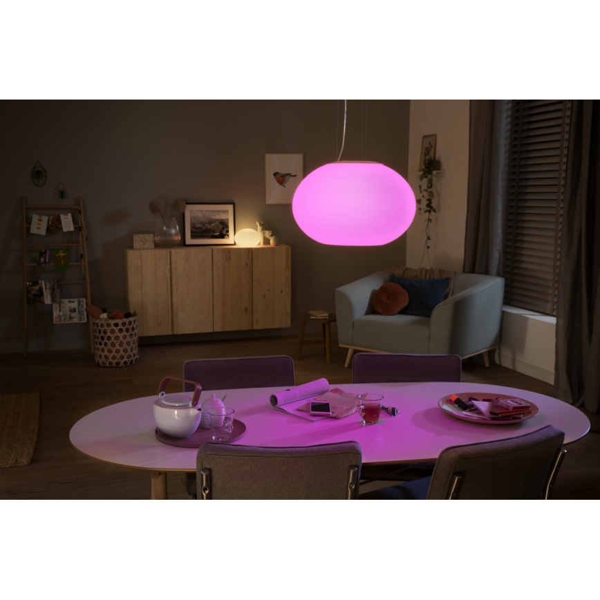 Philips - LED RGBW Himmennettävä kattokruunu johdossa Hue FLOURISH LED/39W/230V