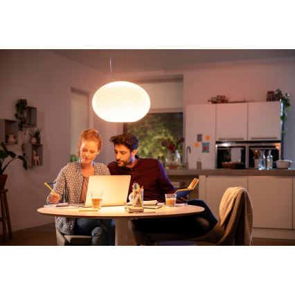 Philips - LED RGBW Himmennettävä kattokruunu johdossa Hue FLOURISH LED/39W/230V