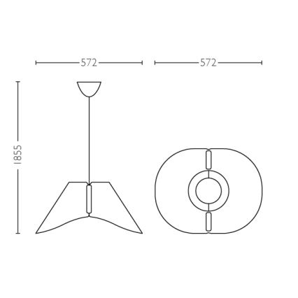 Philips - Riippukattovalaisin E27/60W/230V