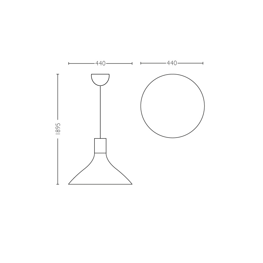 Philips - Riippukattovalaisin E27/60W/230V
