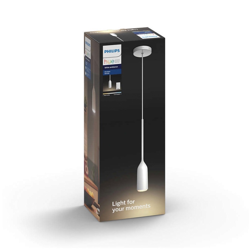 Philips - Himmennettävä LED-riippuvalaisin Hue DEVOTE 1xE27/9,5W/230V