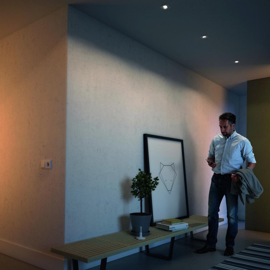 Philips 50123/31/P0 - SETTI 3x Himmennettävä riippuva LED-kattovalaisin MYLIVING CASEMENT LED/4,5W/230V