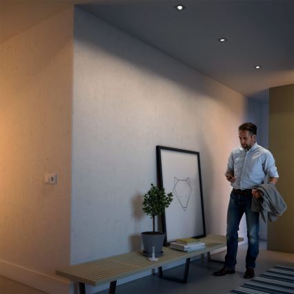 Philips 50123/87/P0 - SETTI 3x Himmennettävä riippuva LED-kattovalaisin CASEMENT LED/4,5W/230V
