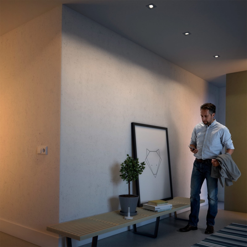 Philips 50123/87/P0 - SETTI 3x Himmennettävä riippuva LED-kattovalaisin CASEMENT LED/4,5W/230V