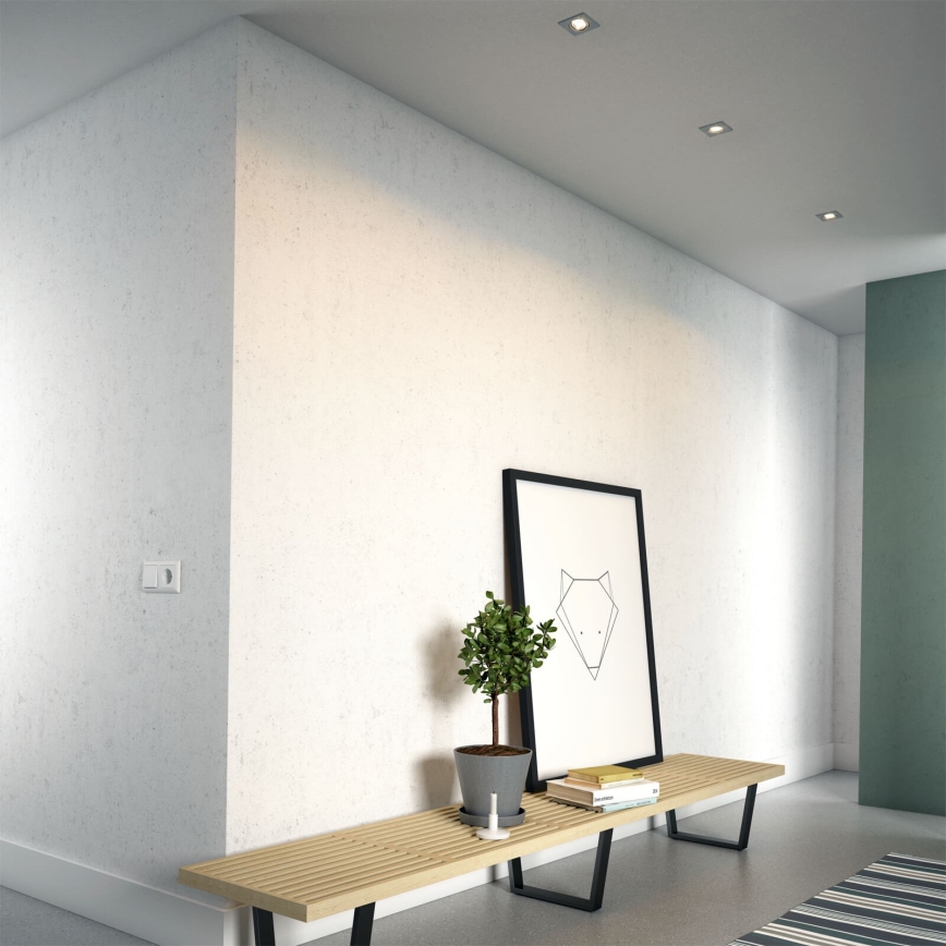 Philips 50123/87/P0 - SETTI 3x Himmennettävä riippuva LED-kattovalaisin CASEMENT LED/4,5W/230V