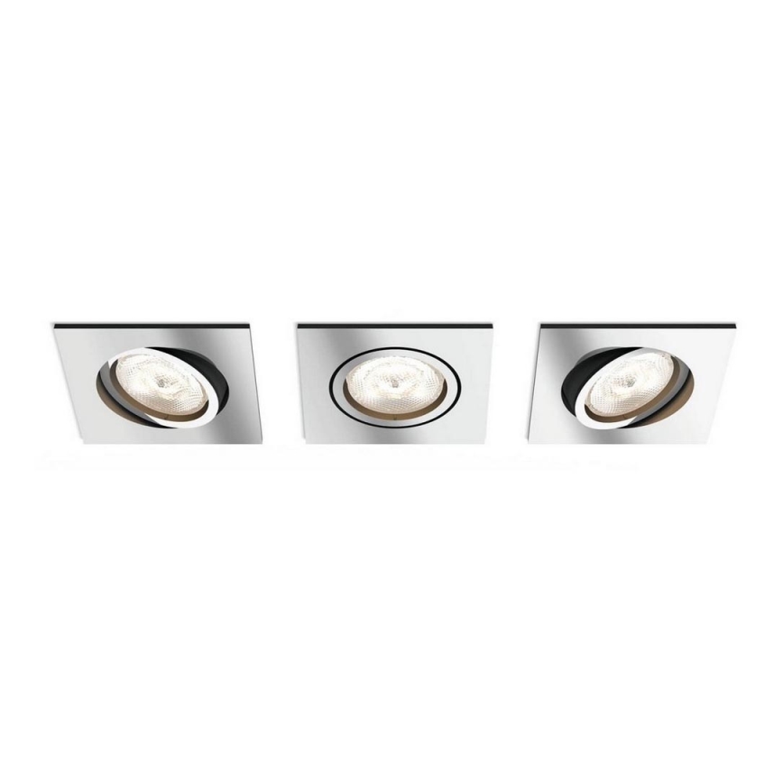 Philips  50393/11/P0 - SETTI 3x Himmennettävä riippuva LED-kattovalaisin SHELLBARK LED/4,5W/230V