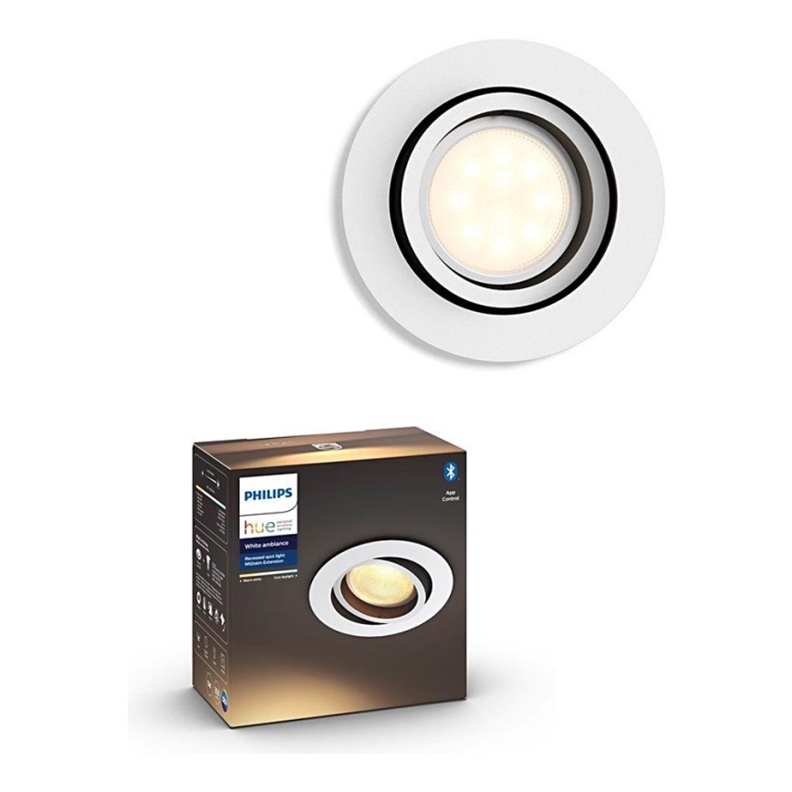 Philips 50411/31/P9 - LED Himmennysvalo Hue MILLISKIN 1xGU10/5W/230V