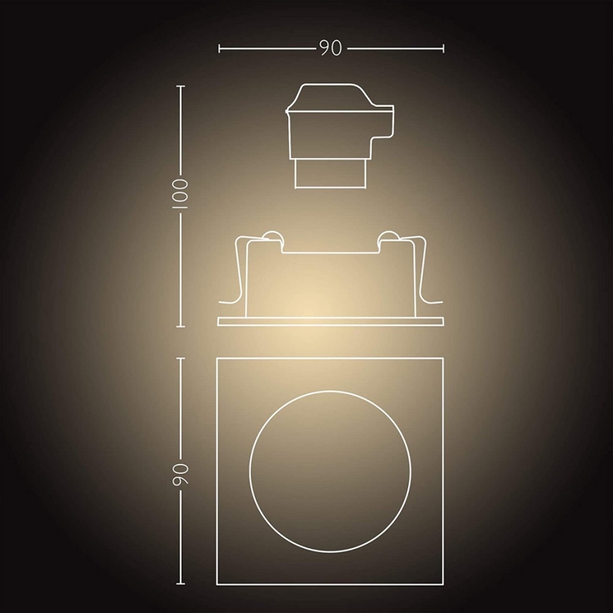 Philips  - LED Himmennysvalo Hue MILLISKIN 1xGU10/5W/230V