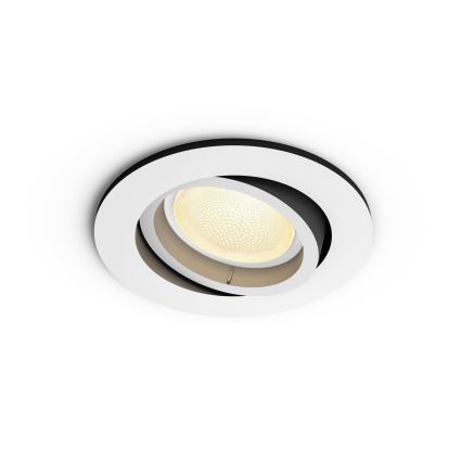 Philips - LED RGB Upotettu valo HUE CENTURA 1xGU10/5,7W/230V