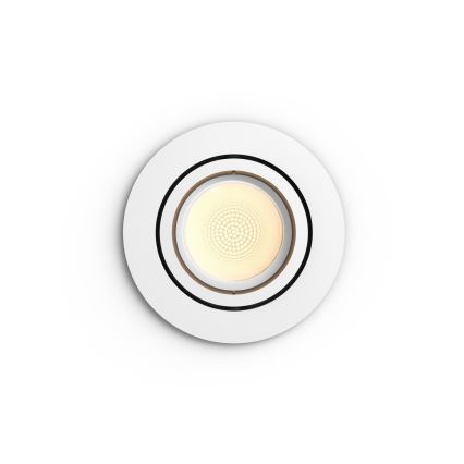 Philips - LED RGB Upotettu valo HUE CENTURA 1xGU10/5,7W/230V