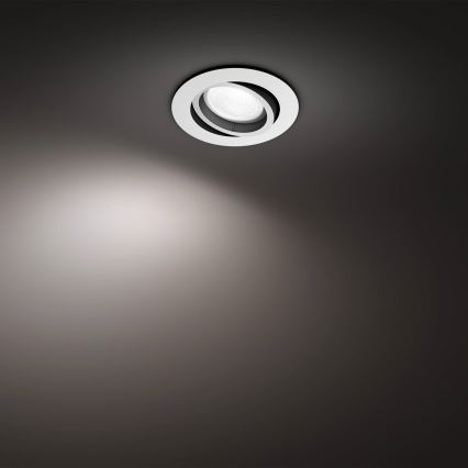 Philips - LED RGB Upotettu valo HUE CENTURA 1xGU10/5,7W/230V