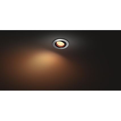 Philips - LED RGB Upotettu valo Hue CENTURA 1xGU10/5,7W/230V