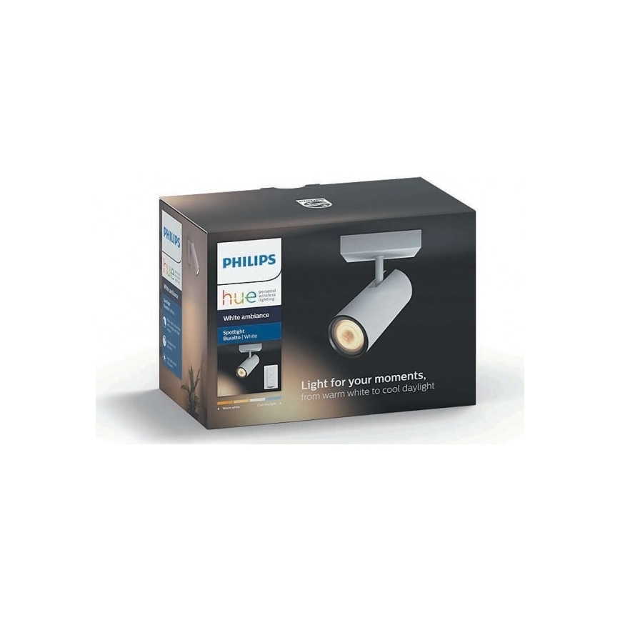 Philips - Himmennettävä LED-kohdevalo Hue BURATTO 1xGU10/5,5W
