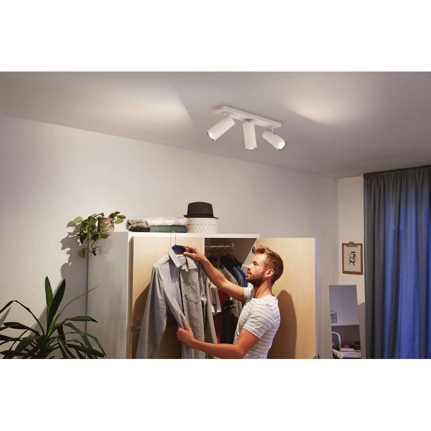 Philips - Himmennettävä LED-kohdevalo Hue BURATTO 3xGU10/5,5W