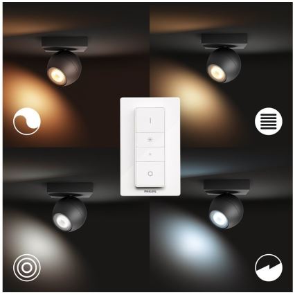 Philips - Himmennettävä LED-kohdevalo Hue BUCKRAM 1xGU10/5W/230V