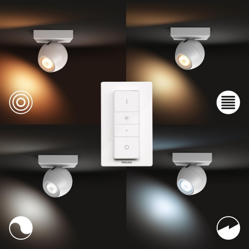 Philips - Himmennettävä LED-kohdevalo Hue BUCKRAM 1xGU10/5W/230V