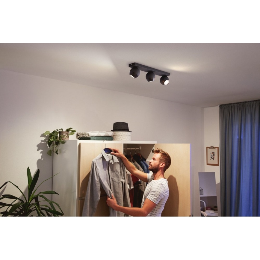 Philips - Himmennettävä LED-kohdevalo Hue BUCKRAM 3xGU10/5W/230V