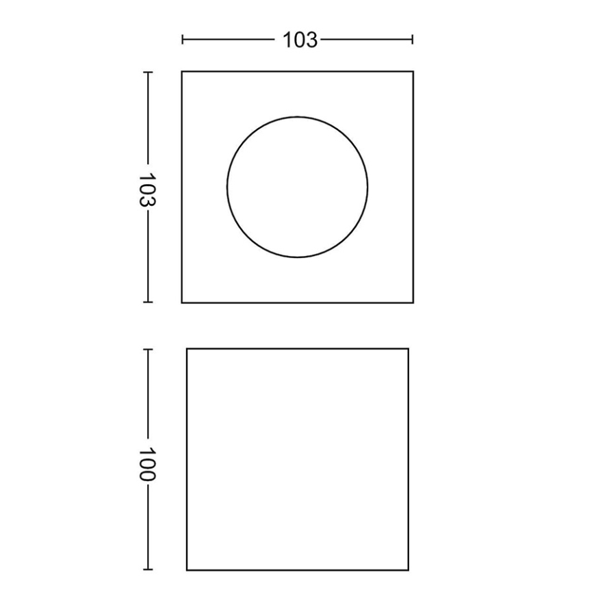 Philips - Himmennettävä LED-kohdevalo 1xLED/4,5W/230V