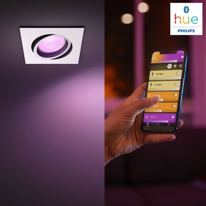Philips - LED RGB Himmennettävä riippuva kattovalaisin Hue CENTURA 1xGU10/5,7W/230V
