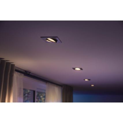 Philips - LED RGB Upotettu valo Hue CENTURA 1xGU10/5.7W/230V