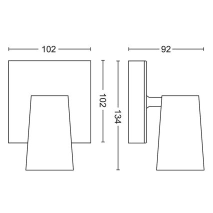 Philips - Kohdevalo 1xGU10/5,5W/230V