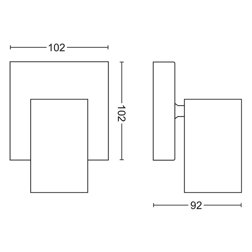 Philips - Kohdevalo 1xGU10/5,5W/230V