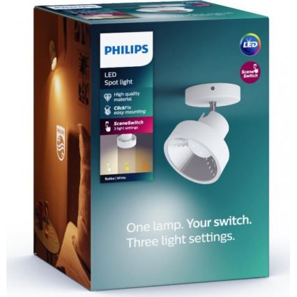 Philips 50601/31/P0 - LED-kohdevalaisin BUKKO LED/4,5W/230V