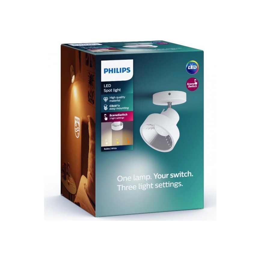 Philips 50601/31/P0 - LED-kohdevalaisin BUKKO LED/4,5W/230V