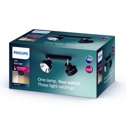 Philips 50602/30/P0 - Himmennettävä LED-kohdevalo BUKKO 2xLED/4,5W/230V