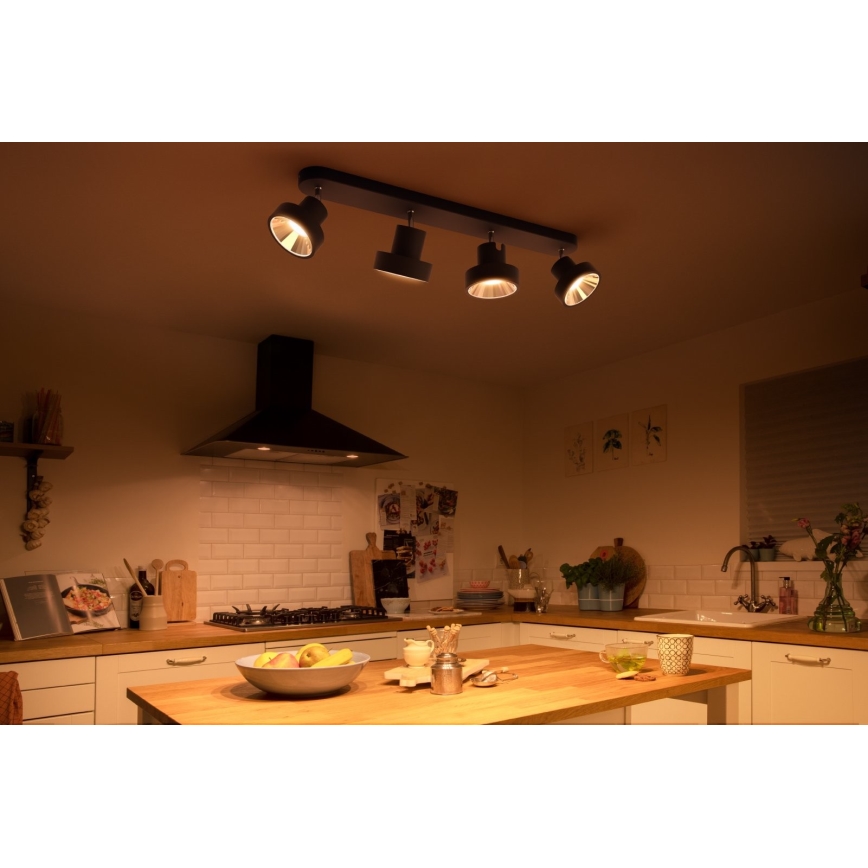 Philips 50604/30/P0 - LED-kohdevalaisin BUKKO 4xLED/4,3W/230V