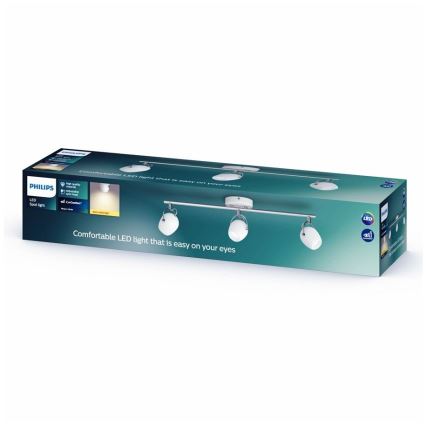 Philips 50613/31/P0 - LED-kohdevalaisin RIVANO 3xLED/4,3W/230V